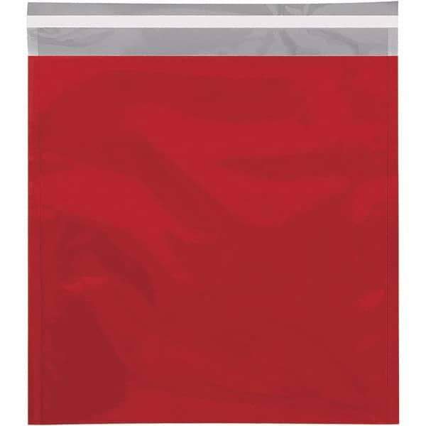 Value Collection - 13" Long x 10-3/4" Wide Peel-Off Self-Seal Metallic Mailer - Red - USA Tool & Supply