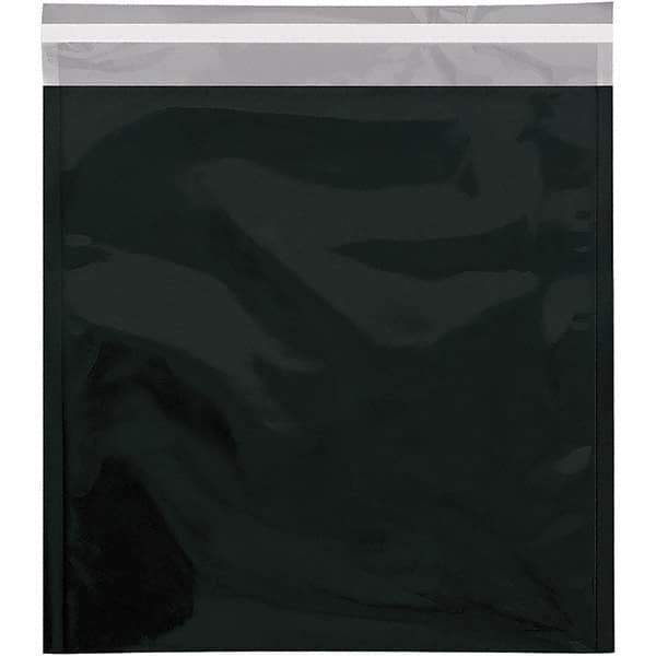 Value Collection - 13" Long x 10-3/4" Wide Peel-Off Self-Seal Metallic Mailer - Black - USA Tool & Supply