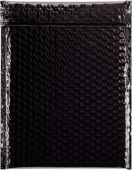 Made in USA - 11-1/2" Long x 9" Wide Peel-Off Self-Seal Bubble Mailer - Black - USA Tool & Supply