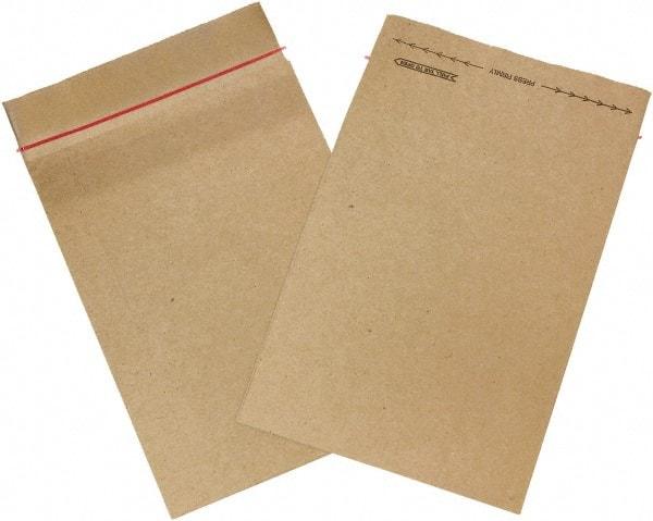 Made in USA - 13" Long x 9-1/2" Wide Self Seal Jiffy Rigi Bag Mailer - Kraft - USA Tool & Supply