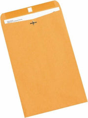 Made in USA - 14-1/2" Long x 9-1/4" Wide Clasp Brown Kraft Envelope - Kraft - USA Tool & Supply