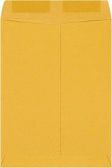 Made in USA - 12" Long x 9" Wide Gummed Flap Brown Kraft Envelope - Kraft - USA Tool & Supply