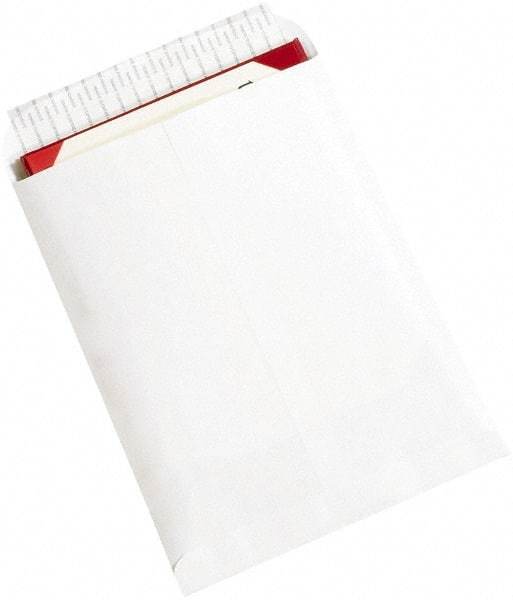 Made in USA - 12-1/2" Long x 9-1/2" Wide Peel-Off Self-Seal White Catalog Envelope - White - USA Tool & Supply