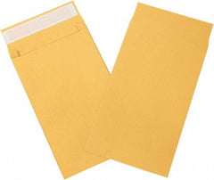 Made in USA - 15" Long x 10" Wide Peel-Off Self-Seal Natural Kraft Envelope - Kraft - USA Tool & Supply