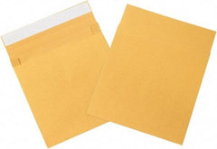 Made in USA - 12" Long x 10" Wide Peel-Off Self-Seal Natural Kraft Envelope - Kraft - USA Tool & Supply