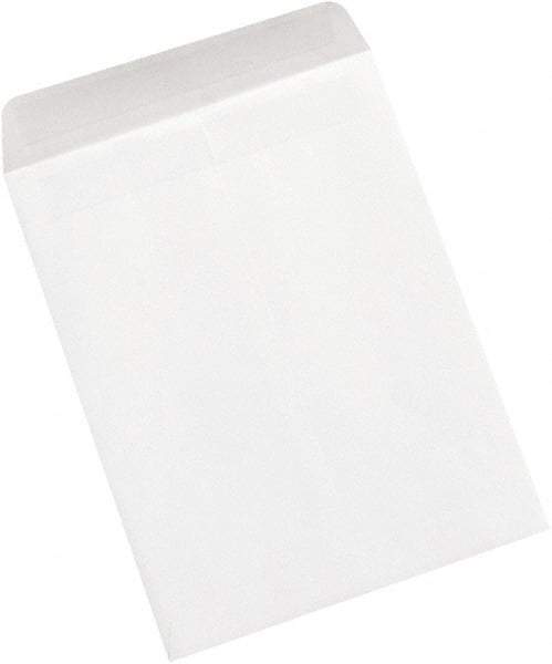 Made in USA - 12-1/2" Long x 9-1/2" Wide Self Seal White Catalog Envelope - White - USA Tool & Supply