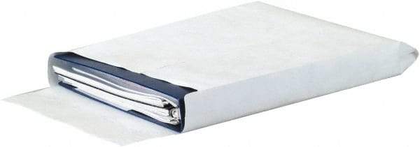Dupont - 12" Long x 9" Wide Peel-Off Self-Seal Tyvek Expansion Envelope - White - USA Tool & Supply