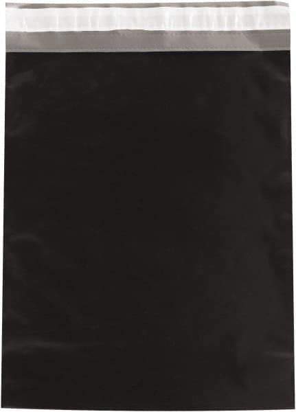 Value Collection - 19" Long x 14-1/2" Wide Peel-Off Self-Seal Courier Envelope - Black - USA Tool & Supply