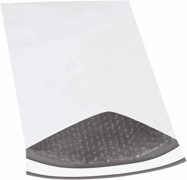 Made in USA - 14-1/2" Long x 9-1/2" Wide Peel-Off Self-Seal Padded Mailer - White - USA Tool & Supply