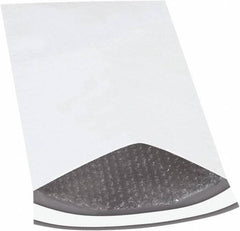 Made in USA - 14-1/2" Long x 9-1/2" Wide Peel-Off Self-Seal Padded Mailer - White - USA Tool & Supply