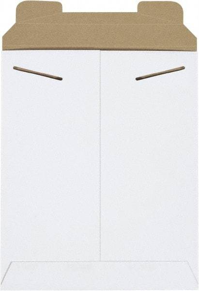 Made in USA - 10-1/2" Long x 8-1/2" Wide Regular Flat Mailer - White - USA Tool & Supply