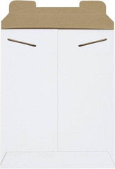 Made in USA - 10-1/2" Long x 8-1/2" Wide Regular Flat Mailer - White - USA Tool & Supply