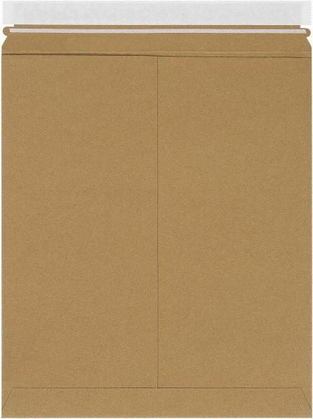 Made in USA - 15" Long x 12-3/4" Wide Peel-Off Self-Seal Flat Mailer - Kraft - USA Tool & Supply