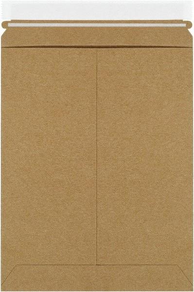 Made in USA - 11-1/2" Long x 9" Wide Peel-Off Self-Seal Flat Mailer - Kraft - USA Tool & Supply