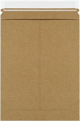 Made in USA - 11-1/2" Long x 9" Wide Peel-Off Self-Seal Flat Mailer - Kraft - USA Tool & Supply