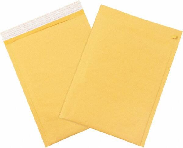 Value Collection - 16" Long x 10-1/2" Wide Peel-Off Self-Seal Bubble Mailer - Kraft - USA Tool & Supply