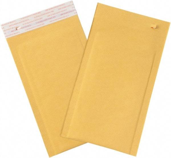 Value Collection - 10" Long x 6" Wide Peel-Off Self-Seal Bubble Mailer - Kraft - USA Tool & Supply