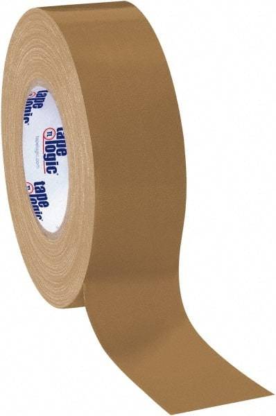 Tape Logic - 2" x 60 Yds Brown Duct Tape - 10 mil, Rubber Adhesive - USA Tool & Supply