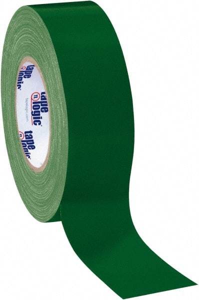 Tape Logic - 2" x 60 Yds Green Duct Tape - 10 mil, Rubber Adhesive - USA Tool & Supply
