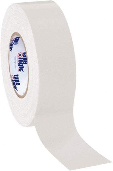 Tape Logic - 2" x 60 Yds White Duct Tape - 10 mil, Rubber Adhesive - USA Tool & Supply