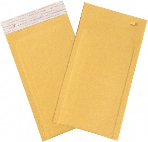 Value Collection - 10" Long x 5" Wide Peel-Off Self-Seal Bubble Mailer - Kraft - USA Tool & Supply