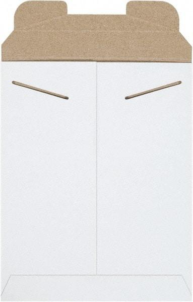 Made in USA - 11-1/2" Long x 9" Wide Regular Flat Mailer - White - USA Tool & Supply