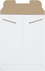 Made in USA - 11-1/2" Long x 9" Wide Regular Flat Mailer - White - USA Tool & Supply