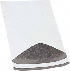 Made in USA - 12" Long x 7-1/4" Wide Peel-Off Self-Seal Padded Mailer - White - USA Tool & Supply