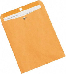 Made in USA - 12" Long x 10" Wide Clasp Brown Kraft Envelope - Kraft - USA Tool & Supply