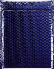 Made in USA - 11-1/2" Long x 9" Wide Peel-Off Self-Seal Bubble Mailer - Blue - USA Tool & Supply