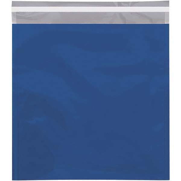 Value Collection - 13" Long x 10-3/4" Wide Peel-Off Self-Seal Metallic Mailer - Blue - USA Tool & Supply