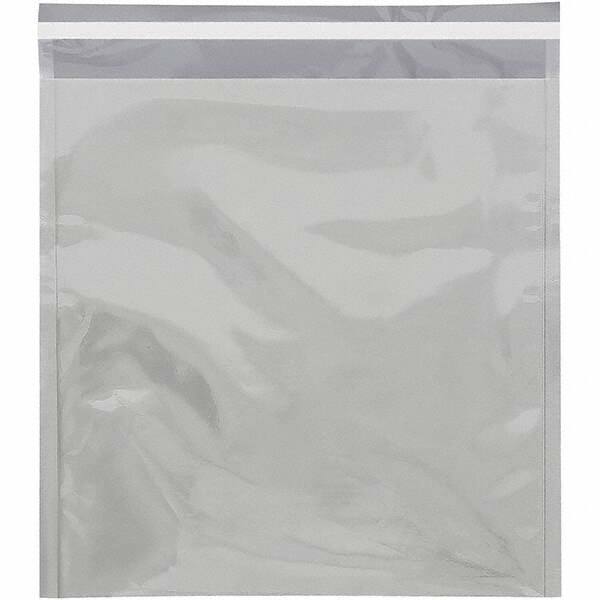 Value Collection - 13" Long x 10-3/4" Wide Peel-Off Self-Seal Metallic Mailer - Silver - USA Tool & Supply
