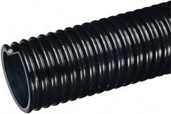 Kuriyama of America - 5" ID x 5-3/4" OD, 35 Max psi, 28 In. Hg, Dry Material Handling & Transfer Hose - Polyurethane Liner, PVC Cover, -40 to 150°F, 10" Bend Radius, 20' Coil Length, Black - USA Tool & Supply