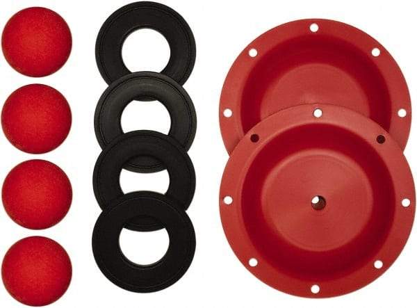 SandPIPER - Santoprene Fluid Section Repair Kit - For Use with Diaphragm Pumps - USA Tool & Supply