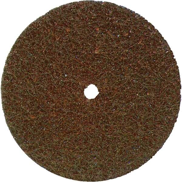 Norton - 7" Diam, Aluminum Oxide Hook & Loop Disc - Coarse Grade, Nonwoven, - USA Tool & Supply