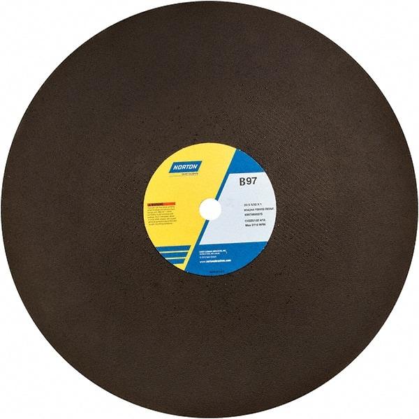 Norton - 20" Aluminum Oxide Cutoff Wheel - 5/32" Thick, 1" Arbor - USA Tool & Supply