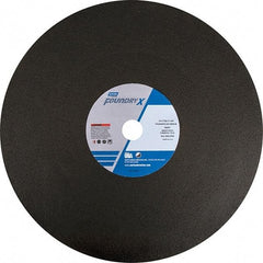 Norton - 24" Zirconia Alumina Cutoff Wheel - 7/32" Thick, 1-3/4" Arbor - USA Tool & Supply