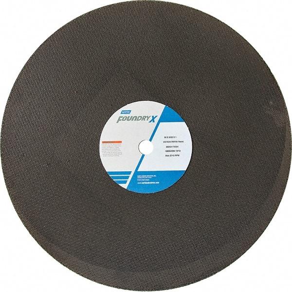 Norton - 20" Aluminum Oxide Cutoff Wheel - 5/32" Thick, 1" Arbor - USA Tool & Supply