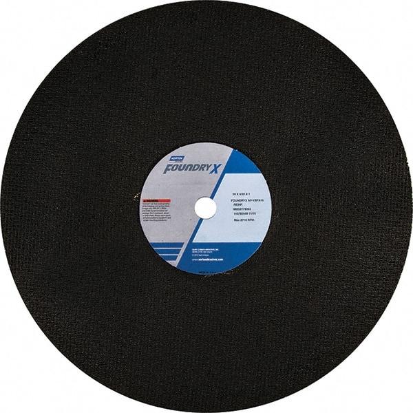 Norton - 20" Zirconia Alumina Cutoff Wheel - 5/32" Thick, 1" Arbor - USA Tool & Supply