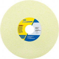 Norton - 8" Diam x 1-1/4" Hole x 1/2" Thick, J Hardness, 46 Grit Surface Grinding Wheel - Ceramic, Type 1, Coarse Grade, 3,600 Max RPM - USA Tool & Supply