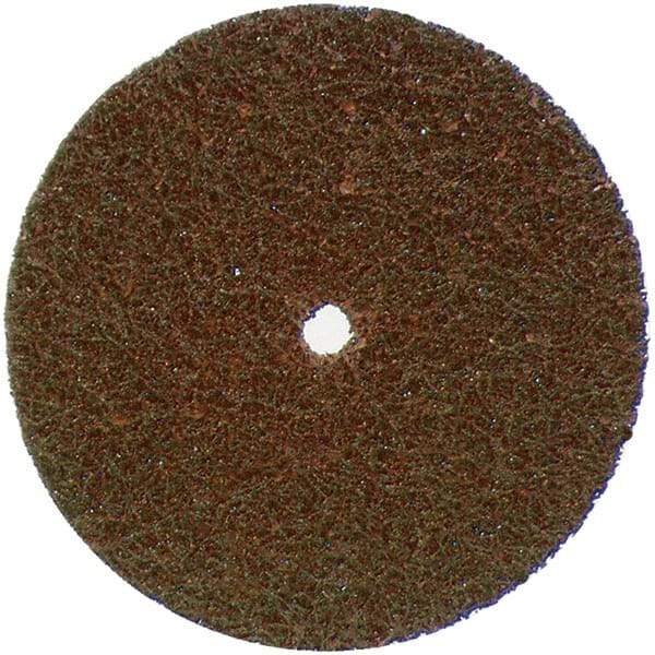 Norton - 7" Diam, Aluminum Oxide Hook & Loop Disc - Coarse Grade, Nonwoven, - USA Tool & Supply