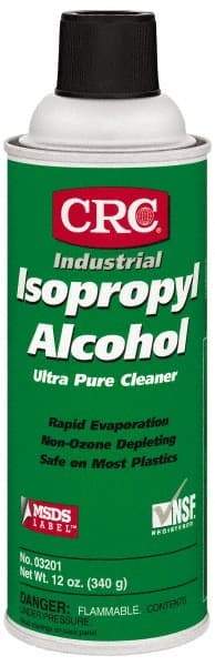 CRC - 16 oz Aerosol Cleaner/Degreaser - Isopropanol Alcohol - USA Tool & Supply