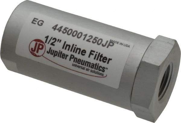 PRO-SOURCE - 1/2" Outlet, 500 Max psi, Inline Filters, Regulators & Lubricators - Inline Filters, 3-1/4" Long x 1-1/2" Wide - USA Tool & Supply