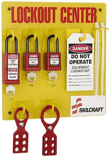 Ability One - Equipped Lockout Device & Tag Station - USA Tool & Supply