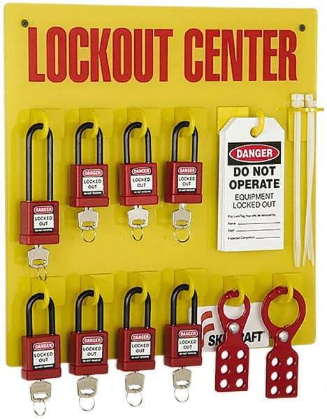 Ability One - Equipped Lockout Device & Tag Station - USA Tool & Supply