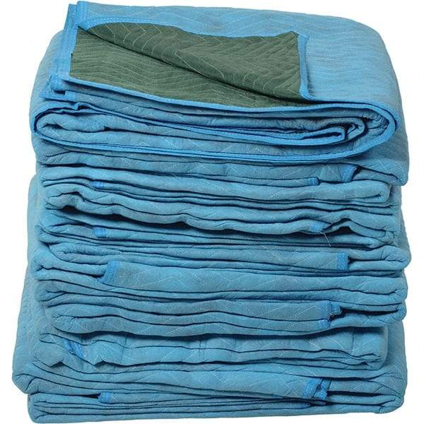 Vestil - 80" Long x 72" Wide Cotton/Polyester Tarp & Dust Cover - Blue - USA Tool & Supply