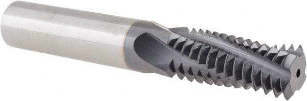 Allied Machine and Engineering - 7/8-9 UN, 0.62" Cutting Diam, 4 Flute, Solid Carbide Helical Flute Thread Mill - Internal/External Thread, 1-3/8" LOC, 4" OAL, 5/8" Shank Diam - USA Tool & Supply