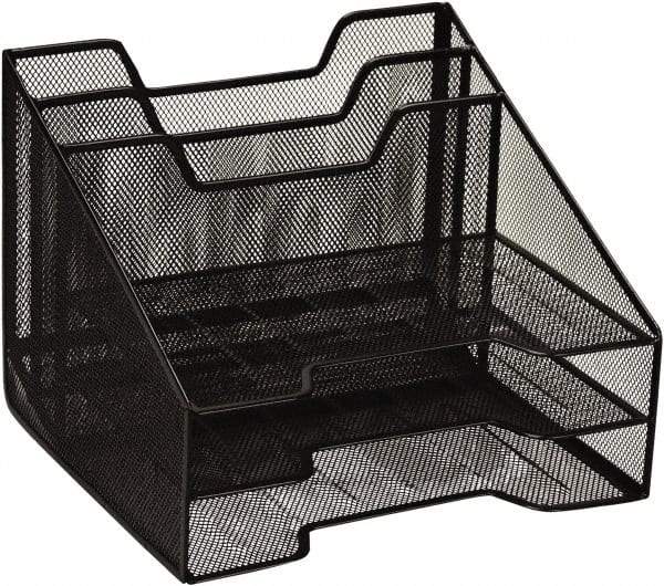 Rolodex - Black Document Organizer - Mesh Metal - USA Tool & Supply