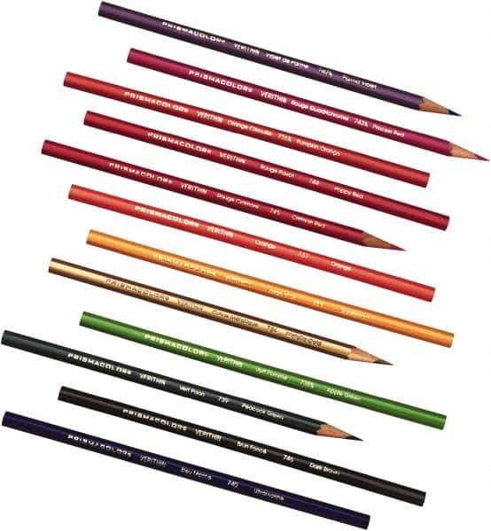 Prismacolor - Pencil Tip Colored Pencil - Assorted Colors - USA Tool & Supply