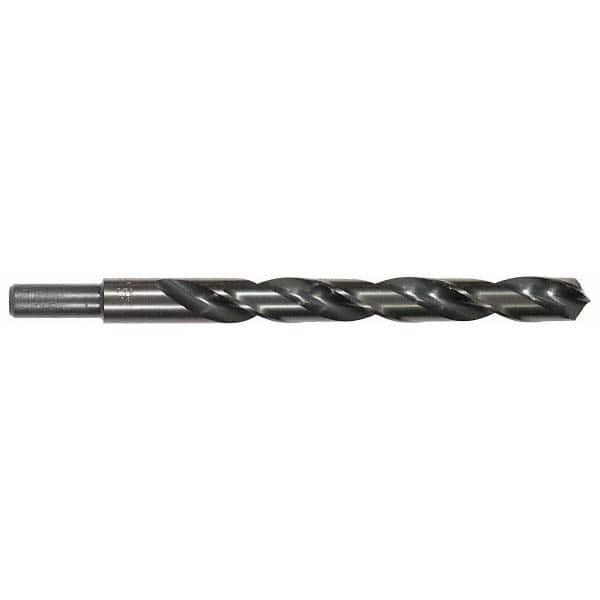 Cle-Line - 31/64" Drill, 118° Point, High Speed Steel Silver Deming & Reduced Shank Drill Bit - Exact Industrial Supply